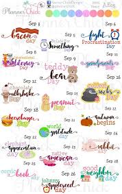 Download 1,342 planner stickers stock illustrations, vectors & clipart for free or amazingly low rates! October Wacky Holidays Planner Pages Wacky Holidays Planner Stickers