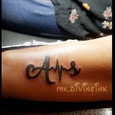 As Initial Tattoo On Side Wrist Instagram Www Instagram Com Mk Divineink Initial Tattoo Tattoo Blog Tattoo Designs