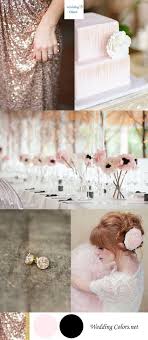 Black And Rose Gold Color Scheme Rose Gold Blush Black Gold Wedding Palette Black Gold Wedding Rose Gold Wedding Wedding Palette
