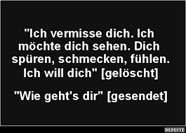 Ich Vermisse Dich Ich Mochte Dich Sehen Lustige Bilder Spruche Witze Echt Lustig