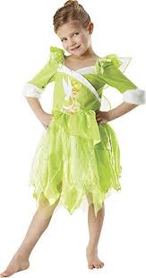 Princesas Disney Disfraz De Campanilla Winter Para Ninas Talla M Rubie S 881869 M Plate Fei Disney Princess Platya Kostyum Din Din