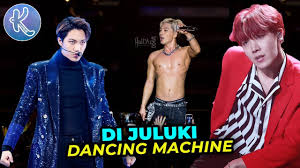10 Member Boy Grup Kpop Berjuluk Dancing Machine Youtube