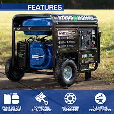 Pulsar 12,000w dual fuel portable generator in space gray with electric start. Duromax Xp12000eh 12000 Watt 457cc Portable Dual Fuel Gas Propane Gene Duromax Power Equipment