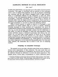 This combines the summaries of each of the previous papers reviewed in a coherent way that relates to the topic and empirical methods at hand. Sampling Method In Legal Research Sampling Statistics Census