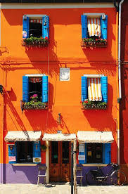Pin By La Braziliana On Bellissima Italia Orange House Italy Colourful Buildings