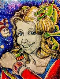 Rough sketch of Annie and Dan.....