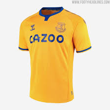 Arsenal's home kit for the 2020/21 season pays homage to the gunners' geometric crest which the club used image: Hummel Everton 20 21 Away Kit Released Footy Headlines