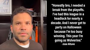 27 SE UVE "Honestly bro, I needed a break from the playoffs. I've had this  league in a headlock for nearly a decade. And I never get to party