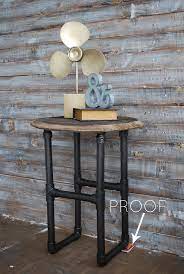 Our table is glued together and the pipes are inserted into the connectors (so there is some overlap), but here is our best estimate on the dimensions. Diy Pvc Pipe Table Monthly Diy Challenge Brepurposed