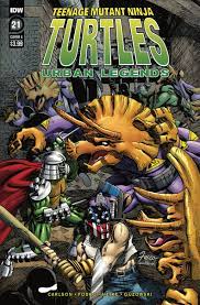 IDW Publishing on X: The battle between Michelangelo, Leonard, Casey, &  the Triceratons comes to a head! Good thing Raphel is there with his Foot  Clan to help turn the tide—though it might not be his Foot Clan if Pimiko  has anything to say about it. TMNT ...