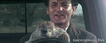 In groundhog day (1993), notice how easily he reveals that phil (the weatherman, not the groundhog) is a perfect bastard. Sofa Dogs Podcast 368 Groundhog Day 1993