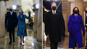 I hope you'll join me for a special live broadcast of the inauguration made especially for students and families. Inauguration Day 2021 Fashion Kamala Harris Purple Coat Pearls Bernie Sanders Mittens Bidens Wear Alexandra O Neill Ralph Lauren Abc13 Houston