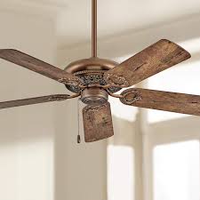 Hunter fan company 53240 builder elite traditional 52 inch ultra quiet indoor home ceiling fan with pull chain control without lights, white. 52 Hinkley Lafayette Antique Copper Ceiling Fan 84k11 Lamps Plus
