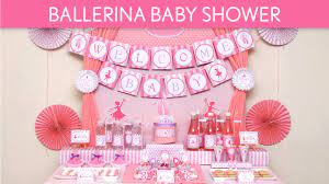 You can decorate the table with lovely polka dot, striped, or solid colored cutlery and china. Ballerina Baby Shower Ideas Ballerina S49 Youtube