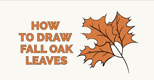 How To Draw Fall Oak Leaves Really Easy Drawing Tutorial Lol i like these falling poses, are that any of you looking downward and/or making a frightful derp face? how to draw fall oak leaves really