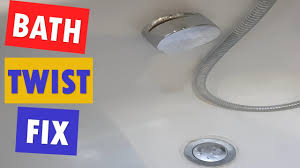 Sometimes the bathtub drain stopper quits working after developing a small leak. Twist Pop Up Bath Waste Plug Youtube