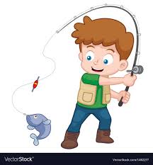 Prettygrafik offer users thousand of commercial use graphic, cliparts, patterns and design resources available for instant download. Boy Fishing Royalty Free Vector Image Vectorstock Boy Fishing Cartoon Boy Cartoon Fish