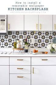 Adds warmth and ambiance to any room in your home. How To Install A Removable Wallpaper Backsplash Wallpaper Backsplash Kitchen Removable Wallpaper Kitchen Kitchen Wallpaper