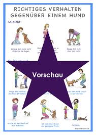 Poster Richtiges Verhalten Gegenuber Einem Hund Dina 4 Seite Taps Kindersport Hunde Schulhund Hunde Quiz
