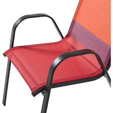 Modern front porch sling outdoor patio rocking chair for porch or patio with comfortable mesh black/silver. Mainstays Heritage Park Stacking Sling Chair Walmart Com Walmart Com
