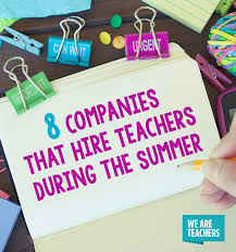 30 Summer Jobs For Teachers From Summer Camps To Delivery Services Jobs For Teachers Summer Jobs For Teachers Summer Teaching Jobs