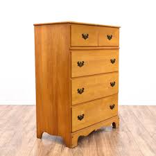 This Keller Highboy Dresser Is Featured In A Solid Wood With A Light Maple Finish This Country Chic Tall Dr Vintage Dressers Vintage Furniture Vintage House