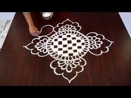 Chilukala Muggulu Parrot Kolangal Parrot Rangoli Designs Without Dots Muggulu Rangoli Yo Small Rangoli Design Rangoli Designs Rangoli Border Designs