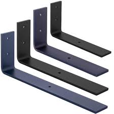 Online etagere zum kleinen preis bestellen. Holzbrink 1x Support D Etagere Murale Equerre En Metal Style Industriel Dimensions 150x100x40mm Noir Cdiscount Bricolage