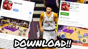 How To Download Nba 2k20 Mobile Ios Android Nba 2k20 Mobile Download Tutorial Youtube