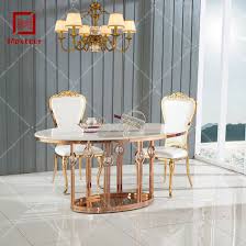 Shop from the world's largest selection and best deals for oval wooden dining room table & chair sets. China 2019 New Design Dinner Table Set Dining Room Furniture Marble Oval Dining Table Set 4 Chairs China Wedding Table Dining Table