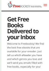 Get Free Ebooks Delivered To Your Inbox Courtesy Of Freebooksy Com Use Link Https Www Freebooksy Com Email Signup Free Ebooks Free Books Ebooks