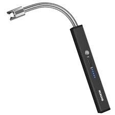 RONXS Candle Lighter, Square Electric Arc Lighter with LED Battery Display  Safety Switch, USB Rechargeable Lighter w/Longer Flexible Neck for Camping  Cooking BBQs Fireworks- Buy Online in Fiji at Desertcart - 96014782.