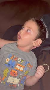 Ryder was 2 when dad took him to work and sat him