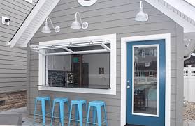 Today it's a great idea to server food and drinks outdoors and indoors, and as it's summer, i think designing such a window outdoors is a must. Gallery R6 Foldup Windows