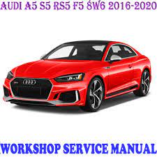 Audi A5 S5 Rs5 F5 8w6 2016 2020 Workshop Service Repair Manual Pdf Download Repair Manuals Engine Control Unit Audi A5