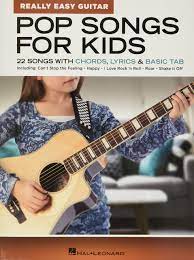 Have a go at these simple classic tunes. Amazon Com Pop Songs For Kids Really Easy Guitar Series 22 Songs With Chords Lyrics Basic Tab 0888680898199 Hal Leonard Corp Books