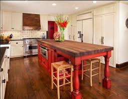 Delorme Designs Rustic Kitchen Island Kitchen Island With Seating Red Kitchen Island