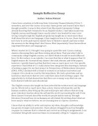 Communicating with students • teacher generated list of targets for the lesson / unit / year • student journal and rewrite the essential question(s) and their reflection on it 50 Best Reflective Essay Examples Topic Samples á… Templatelab