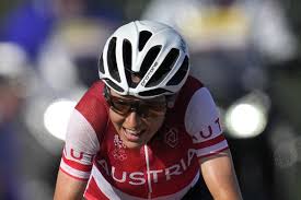 Anna kiesenhofer of austria was the surprise gold medalist in sunday's road race at the tokyo summer olympic games. X Vrzb8ybrcspm