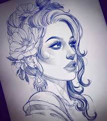 Ð™¿ðš’ðš—ðšðšŽðš›ðšŽðšœðš Ðšðš‘ðšŽðš›ðš’ðš¡ðš˜ Diy Best Tattoo Images Girl Face Drawing Sketches Tattoo Sketches