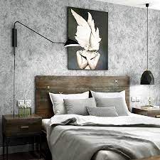 Grey wallpaper designs textured plain grey wallpaper via grahambrown.com. Industrial Style Vintage Plain Solid Wallpaper Non Woven Concrete Light Gray Wallpaper Living Room Bedroom Cloth Shop Wall Paper Wallpapers Aliexpress
