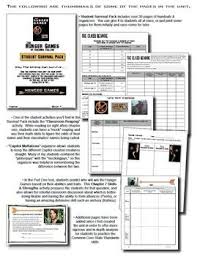 This Is A Comprehensive Literature Guide For The Entire Novel The Hunger Games By Suzanne Collins Hunger Games Unit Hunger Games Unit Plan Hunger Games