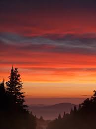 Gracious skies hold our hearts in complete awe as the landscape meets the skyline. Magalloway Sunset Sunset Painting Landscape Photography Landscape Paintings