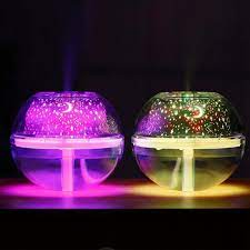 Us 18 53 4w Colorful Usb Led Crystal Night Light Projector Air Humidifier Diffuser Silent For Bedside Home Indoor Lighting From Lights Lighting On Banggood Co Humidifier Night Light Projector Ultrasonic Aroma Diffuser