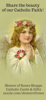 Shower Of Roses Shoppe On Zazzle Baptism Girl Funeral Prayers Prayer Cards