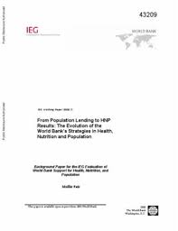 The journey of your life in numbers this means that you are older than % of the world's population and older than % of all people in. From Population Lending To Hnp Results The Evolution Of The World Bank S Strategies In Health Nutrition And Population