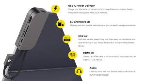 6 In 1 Multiport Usb C Docking Station For Ipad Pro 11 In And 12 9 In 3rd Gen