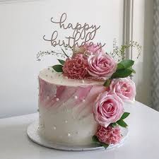 Cake Ideas For Women S 60th Birthday 50 New Ideas Birthday Cake Ideas For Women Flowers Mom Flowercake In 2020 Birthday Cake With Flowers Mom Cake 80 Birthday Cake
