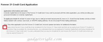 Pay on my forever 21 credit card. Forever 21 Credit Card Review And Application Process Gadgets Right