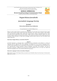 Adapun yang membedakan surat setengah resmi dan surat resmi terletak pada komposisi surat yang berisikan kop surat (jika ada), pembuka, isi dan penutup. Pdf Ragam Bahasa Jurnalistik